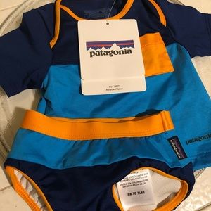 Patagonia infant little SOL swim set